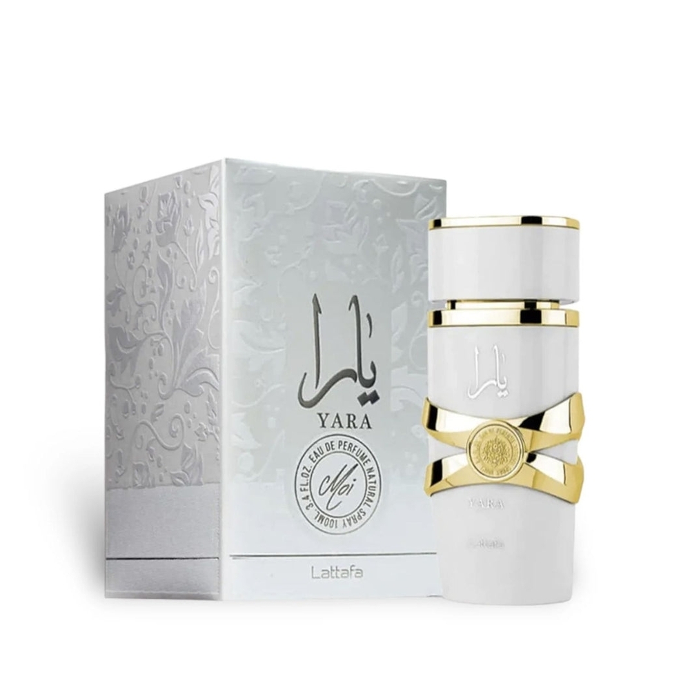 Lattafa Yara Eau de Parfum - Elegant White and Gold